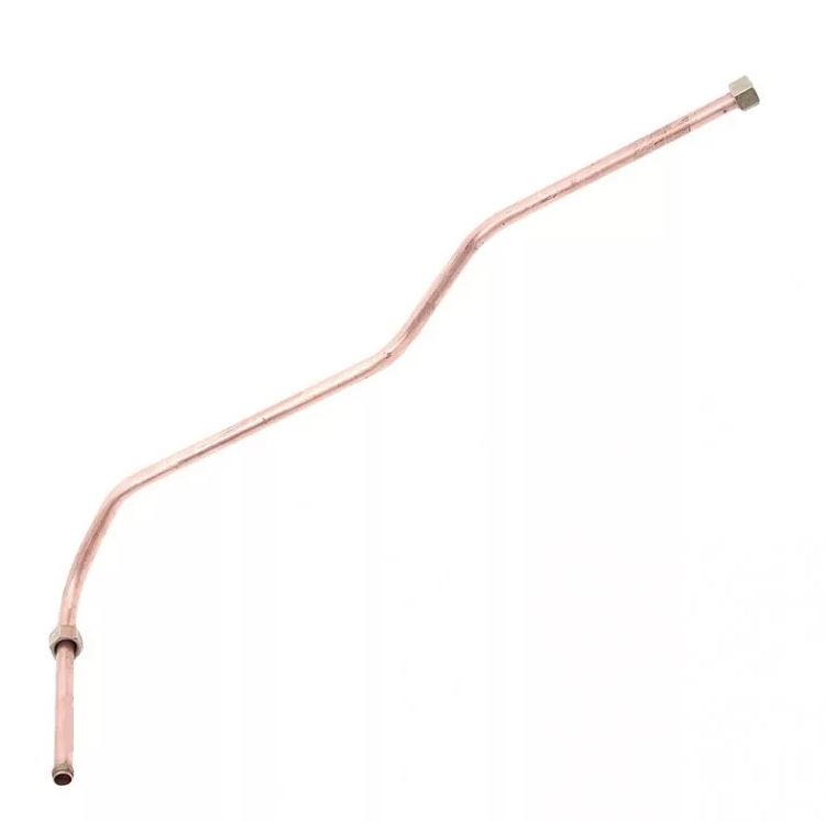 Трубка тормозная компрессора D=16 L=1680 медь КАМАЗ 6520-3506196