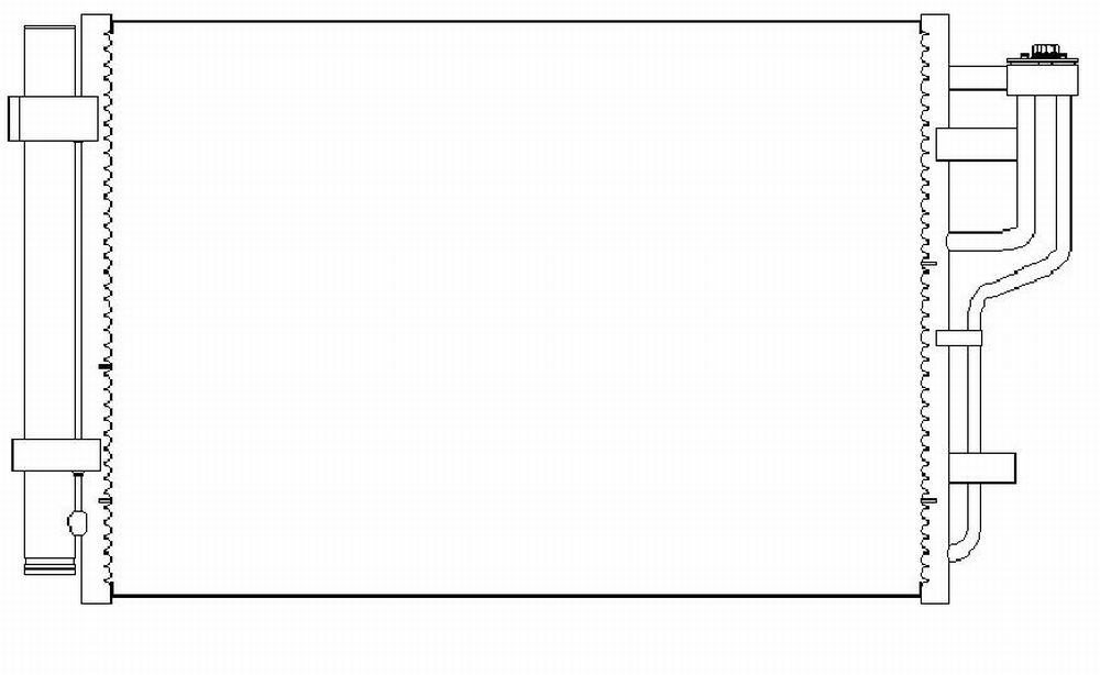 Радиатор кондиционера Hyundai Avante/Elantra/i30 1.4-2.0 06> 52219805