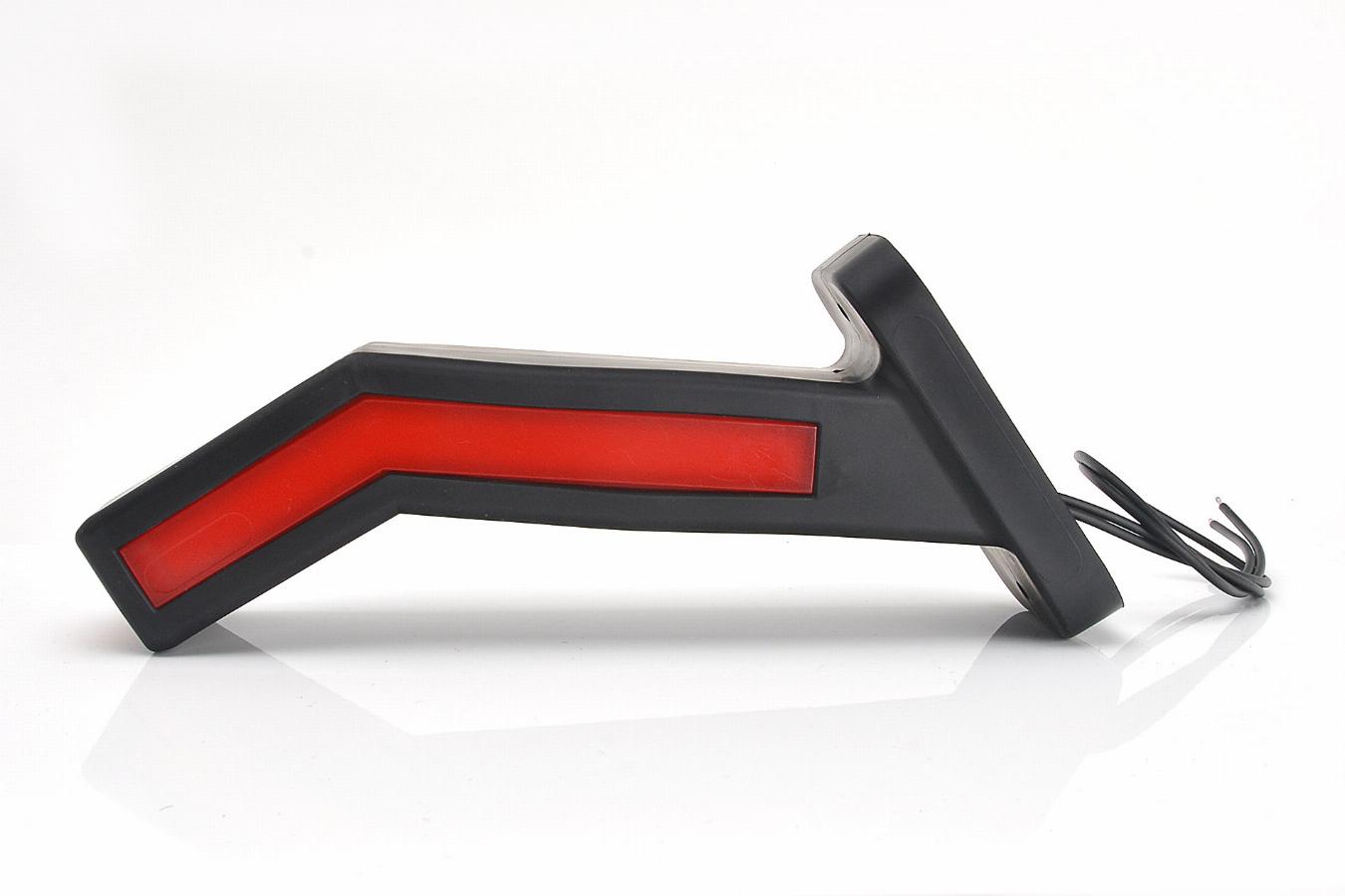 Фонарь габаритный левый с доп. боковым габаритом (рог) 1165L