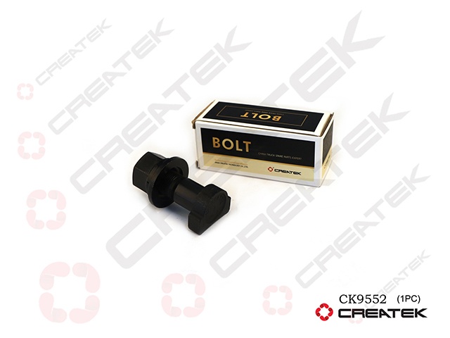 Шпилька колесная М22*1,5*75/70 передняя с гайкой Howo A7/Shacman CK9552