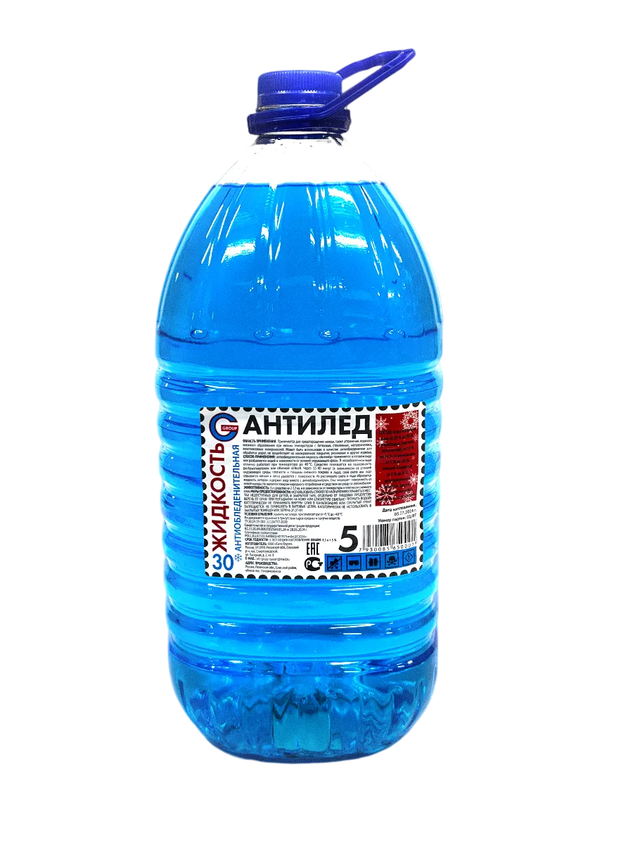 Жидкость стеклоомывающая незамерзающая -30С 5л 715412