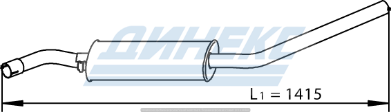 Глушитель VW LT 74360