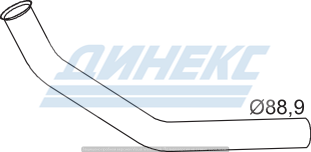 Передняя труба RENAULT 64136