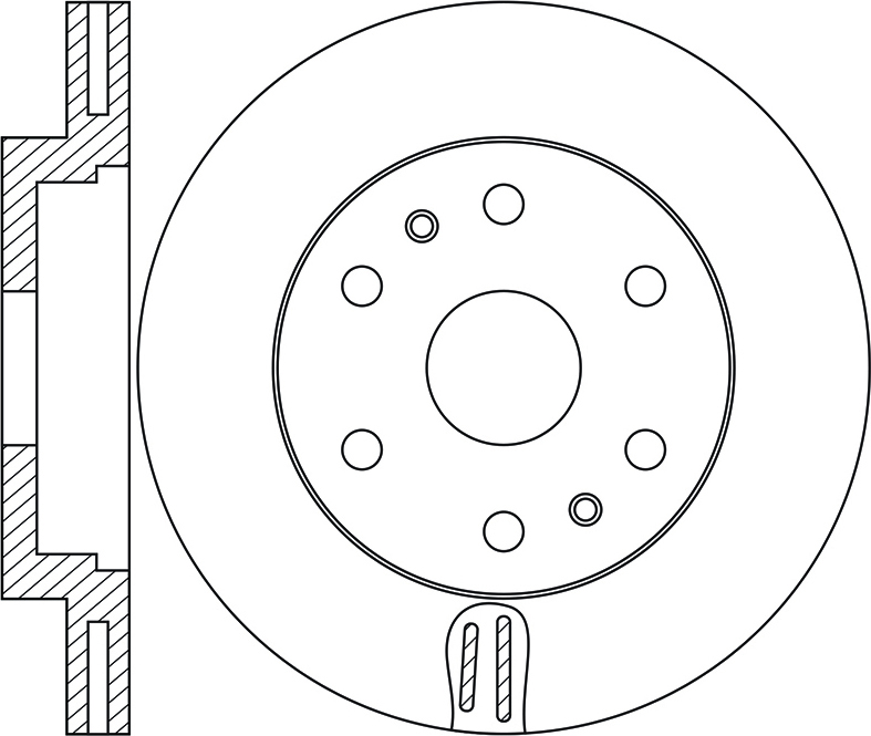 Диск тормозной передний вентилируемый Kia Borrego 3.8 07-11/Mohave 3.0-4.6 08-19 RN2005