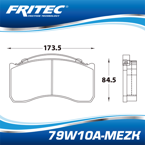 Колодки тормозные дисковые керамика MB Atego/MAN L2000/TGL/ГАЗ-3310 Валдай 79W10