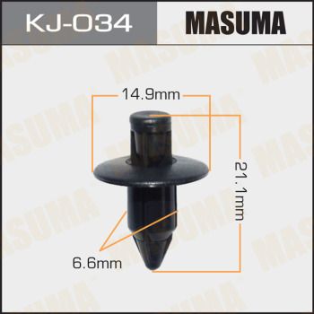 Клипса обшивки багажника Mitsubishi ASX 10-/ L200 96-/Lancer /Outlander 03-/Pajero Sport 98- KJ034