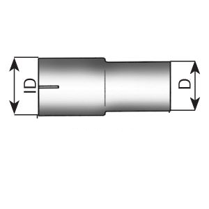 Переходник глушителя D=64,5 mm 40063