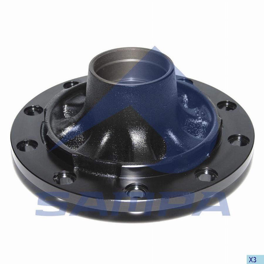 Ступица BPW без подшипников 070.253