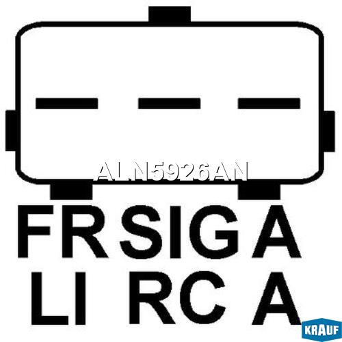 Генератор 12V 120A Ford C-MAX/Focus II 1.8/2.0 04> ALN5926AN